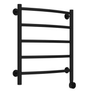 Электрический полотенцесушитель Стилье Формат 12 600х500 правый, матовый чёрный Электрический полотенцесушитель Стилье Формат 12 600х500 правый, матовый чёрный
