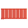 Стальной трубчатый радиатор отопления Empatiko Takt L1-832-200 Scarlet Red