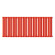Стальной трубчатый радиатор отопления Empatiko Takt S2-1192-300 Scarlet Red 