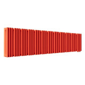 Стальной трубчатый радиатор отопления Empatiko Takt LR2-1792-200 Scarlet Red Стальной трубчатый радиатор отопления Empatiko Takt LR2-1792-200 Scarlet Red