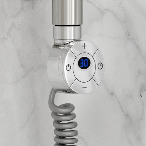 Электрический полотенцесушитель Стилье Формат 12 800х500 правый, хром (без покрытия)