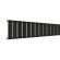 Стальной трубчатый радиатор отопления Empatiko Takt S1-1672-200 Coal Black