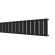 Стальной трубчатый радиатор отопления Empatiko Takt S1-1672-200 Coal Black