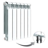 Алюминиевый радиатор отопления Rifar Alum Ventil 500 12 секций Алюминиевый радиатор отопления Rifar Alum Ventil 500 12 секций