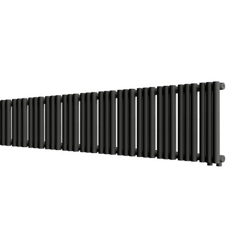 Стальной трубчатый радиатор отопления Empatiko Takt R1-2032-200 Coal Black