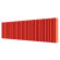 Стальной трубчатый радиатор отопления Empatiko Takt S2-1432-300 Scarlet Red 