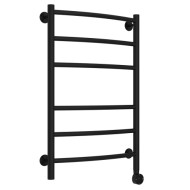 Электрический полотенцесушитель Стилье Формат 12 800х500 правый, матовый чёрный Электрический полотенцесушитель Стилье Формат 12 800х500 правый, матовый чёрный