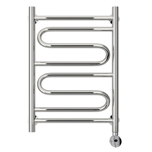 Электрический полотенцесушитель Стилье Формат 22 600х400 правый, хром (без покрытия)