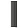 Стальной трубчатый радиатор отопления Empatiko Takt LR2-352-2000 Coal Black