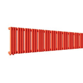 Стальной трубчатый радиатор отопления Empatiko Takt L1-1912-200 Scarlet Red