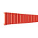 Стальной трубчатый радиатор отопления Empatiko Takt L1-2032-200 Scarlet Red