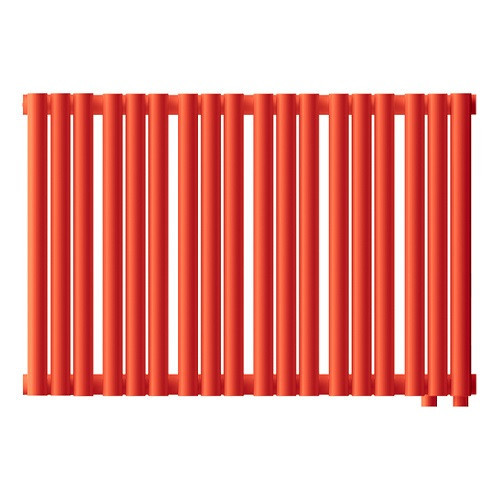 Стальной трубчатый радиатор отопления Empatiko Takt LR2-712-300 Scarlet Red
