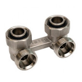 Узел нижнего подключения RIFAR двойной угловой G 3/4"