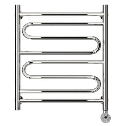 Электрический полотенцесушитель Стилье Формат 22 600х500 правый, хром (без покрытия)