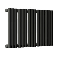 Стальной трубчатый радиатор отопления Empatiko Takt S1-592-300 Coal Black