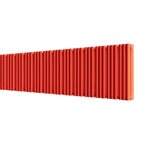 Стальной трубчатый радиатор отопления Empatiko Takt S2-2032-300 Scarlet Red 