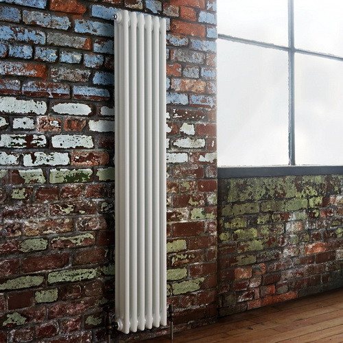 Стальной трубчатый радиатор отопления VELAR 3180 U 12 секций боковое подключение RAL 9016