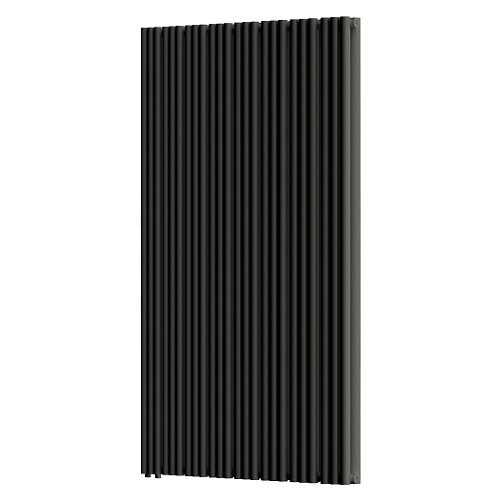 Стальной трубчатый радиатор отопления Empatiko Takt LR2-952-2000 Coal Black