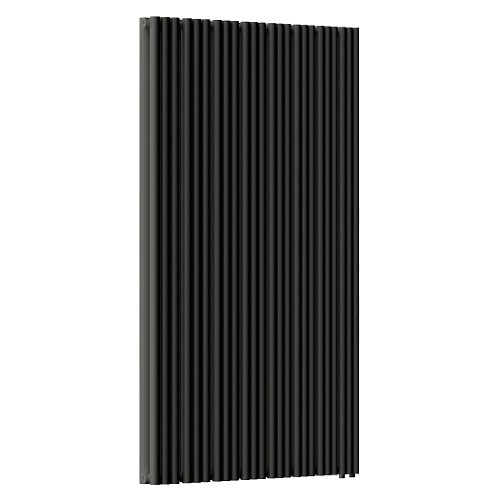 Стальной трубчатый радиатор отопления Empatiko Takt LR2-952-2000 Coal Black