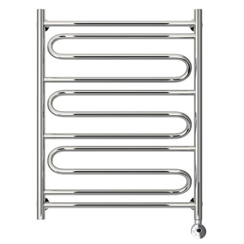 Электрический полотенцесушитель Стилье Формат 22 800х600 правый, хром (без покрытия)