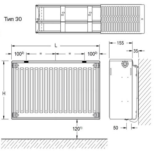 Buderus Logatrend K-Profil Тип 30 Buderus Logatrend K-Profil Тип 30