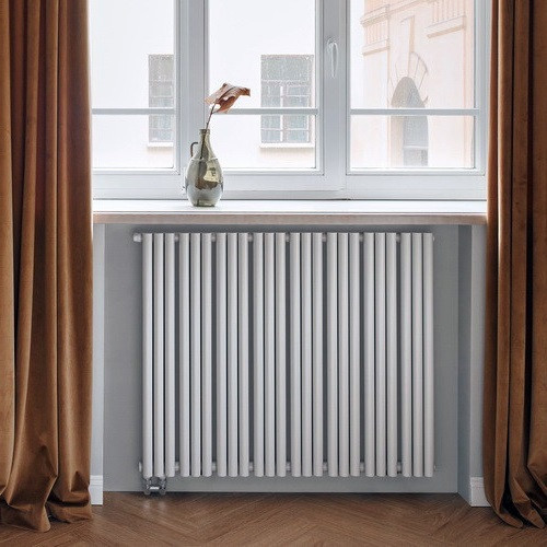 Стальной трубчатый радиатор отопления Empatiko Takt LR2-1192-1750 Cream Grey