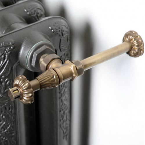 Комплект декоративных трубок "ретро" SR Rubinetterie L.70 x D.18-20-1/2", бронза Комплект декоративных трубок "ретро" SR Rubinetterie L.70 x D.18-20-1/2", бронза