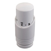 Термостатическая головка Delta M30x1,5 RAL 9016 (Белый глянцевый) Термостатическая головка Delta M30x1,5 RAL 9016 (Белый глянцевый)