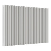 Стальной трубчатый радиатор отопления Empatiko Takt S2-1072-500 Cream Grey