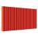 Стальной трубчатый радиатор отопления Empatiko Takt S2-1432-500 Scarlet Red 