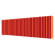Стальной трубчатый радиатор отопления Empatiko Takt LR2-1672-300 Scarlet Red