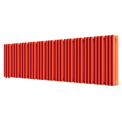 Стальной трубчатый радиатор отопления Empatiko Takt LR2-1672-300 Scarlet Red