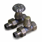 Комплект декоративных вентилей EXEMET прямых для чугунных радиаторов 1/2" Комплект декоративных вентилей EXEMET прямых для чугунных радиаторов 1/2"