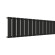 Стальной трубчатый радиатор отопления Empatiko Takt S1-1672-300 Coal Black
