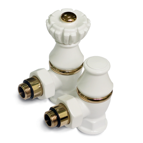 Комплект SR Rubinetterie серия Liberty 1/2" x 3/4" угловой, белый