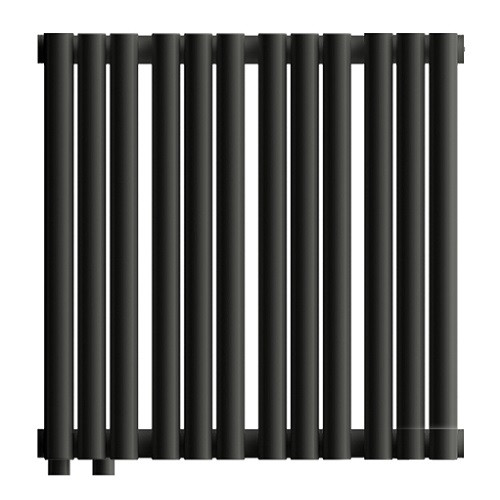 Стальной трубчатый радиатор отопления Empatiko Takt L1-472-300 Coal Black