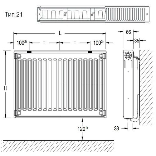 Buderus Logatrend K-Profil Тип 21 Buderus Logatrend K-Profil Тип 21