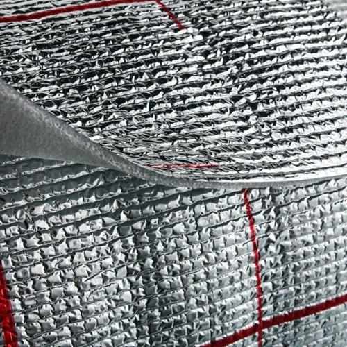 Теплоизоляция для тёплого пола Стенофон 190 В 3 мм с отражающим слоем (1 пог.метр) Теплоизоляция для тёплого пола Стенофон 190 В 3 мм с отражающим слоем (1 пог.метр)