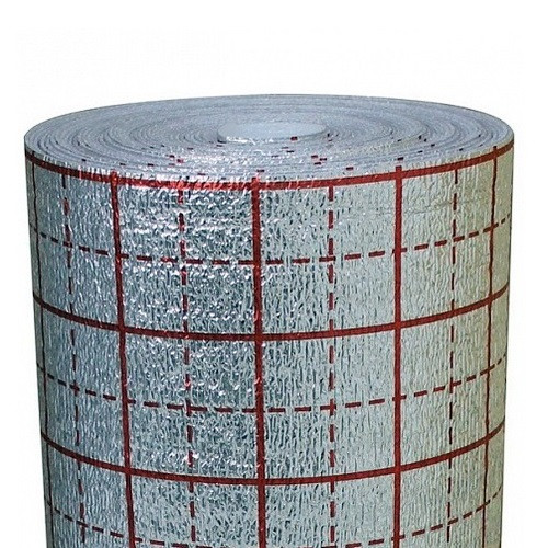 Теплоизоляция для тёплого пола Стенофон 190 В 3 мм с отражающим слоем (1 пог.метр) Теплоизоляция для тёплого пола Стенофон 190 В 3 мм с отражающим слоем (1 пог.метр)