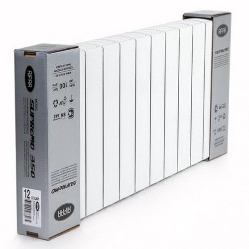 Биметаллический радиатор отопления Rifar SUPReMO 350 6 секций Биметаллический радиатор отопления Rifar SUPReMO 350 6 секций