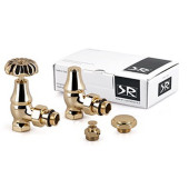 Комплект SR Rubinetterie серия Old Style 1/2" угловой, золото Комплект SR Rubinetterie серия Old Style 1/2" угловой, золото