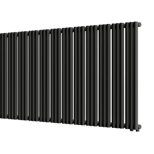 Стальной трубчатый радиатор отопления Empatiko Takt R1-1912-500 Coal Black