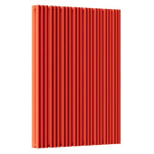 Стальной трубчатый радиатор отопления Empatiko Takt S2-952-1750 Scarlet Red