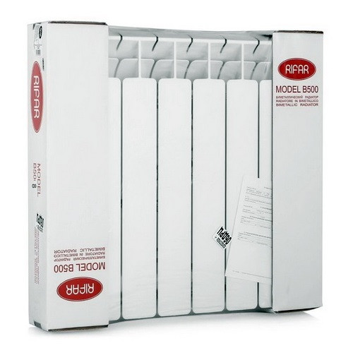 Биметаллический радиатор Rifar Base 500 6 секций Биметаллический радиатор Rifar Base 500 6 секций