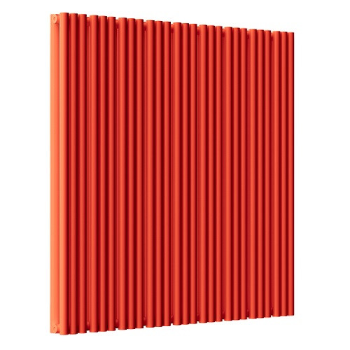 Стальной трубчатый радиатор отопления Empatiko Takt S2-1072-1750 Scarlet Red