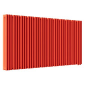 Стальной трубчатый радиатор отопления Empatiko Takt LR2-1912-500 Scarlet Red