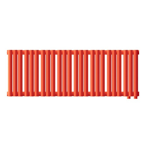 Стальной трубчатый радиатор отопления Empatiko Takt LR2-952-200 Scarlet Red 