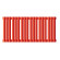 Стальной трубчатый радиатор отопления Empatiko Takt S1-712-200 Scarlet Red