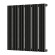 Стальной трубчатый радиатор отопления Empatiko Takt S1-712-500 Coal Black