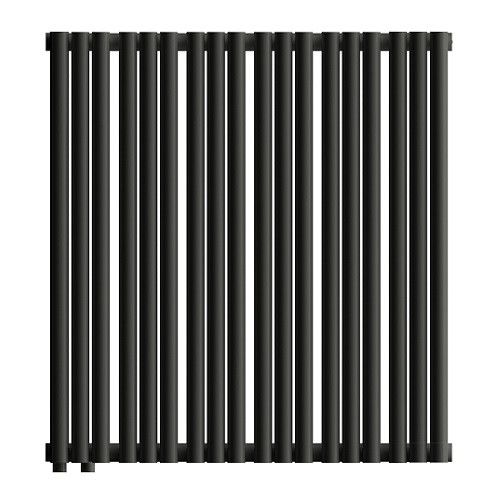 Стальной трубчатый радиатор отопления Empatiko Takt L1-712-500 Coal Black